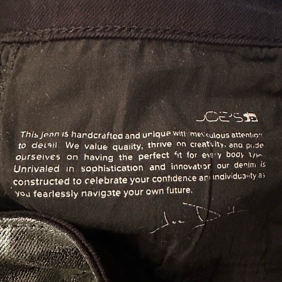 JOE'S JEANS Silver Metallic finish The Luna High Rise Cigarette Ankle sz 29 - Picture 13 of 15